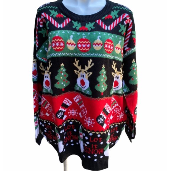 V28 Ugly Christmas Sweater XXL NWT